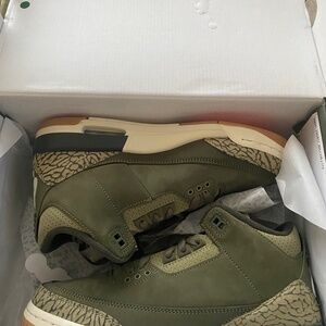 Jordan 3 Retro Olive Affair Unreleased 6y 7.5W jk